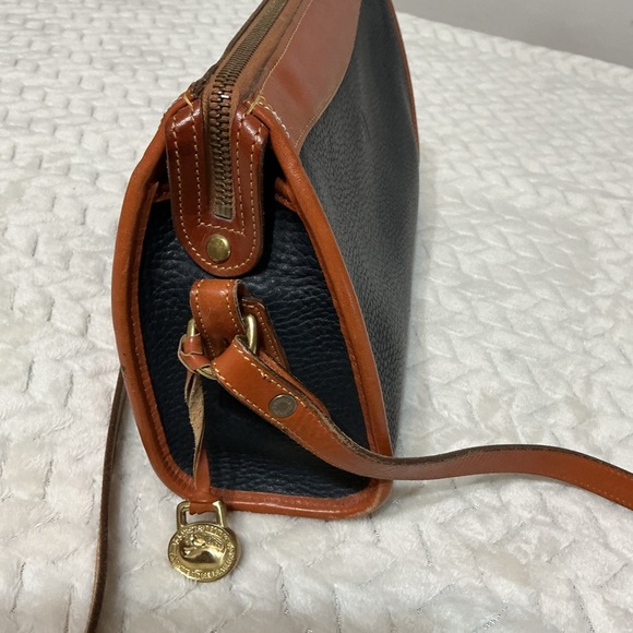 Dooney & Bourke Black and Tan Crossbody Bag - Picture 4 of 15